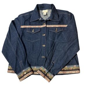 Cedar Canyon Denim Jean Jacket Size Large